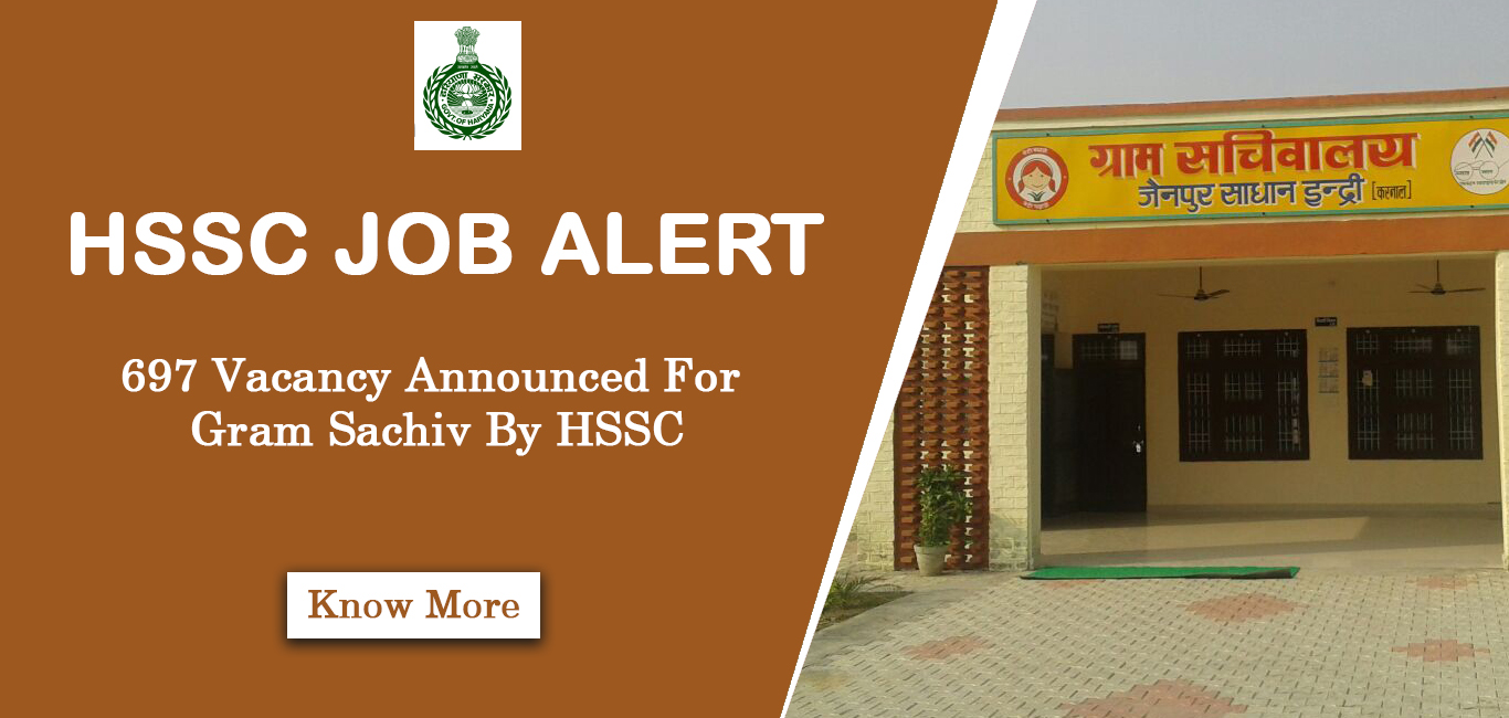 Gram Sachiv job announced by HSSC, Apply today online